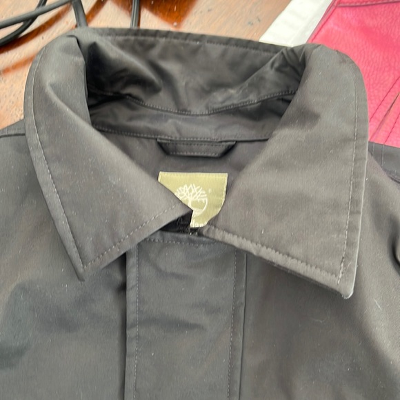 Timberland raincoat cotton thickly lined waterproof vented underarms venting - Picture 13 of 16
